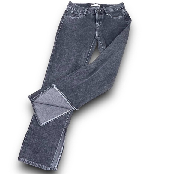 PacSun Womans Jeans Sz 24 Black Wash Low Rise Straight Leg Rigid Denim NEW - Picture 6 of 16